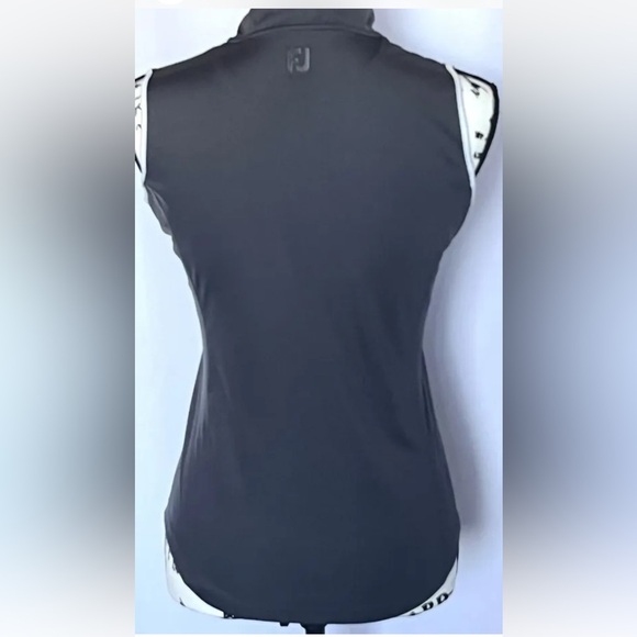 Womens FJ Footjoy 1/2 Zip Woven‎ Windbreaker Shell Performance Vest XS - Picture 4 of 9